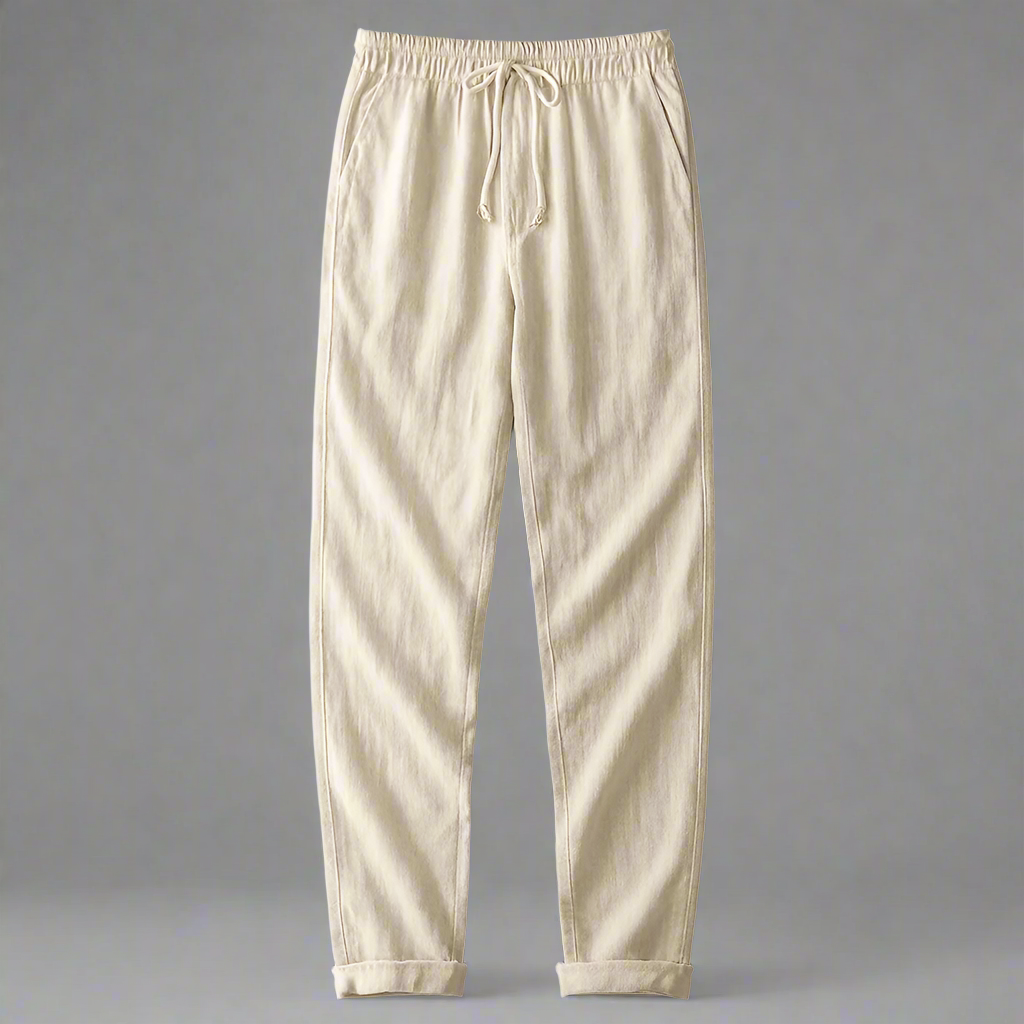 Dominik | Wygodne i stylowe lniane spodnie męskie