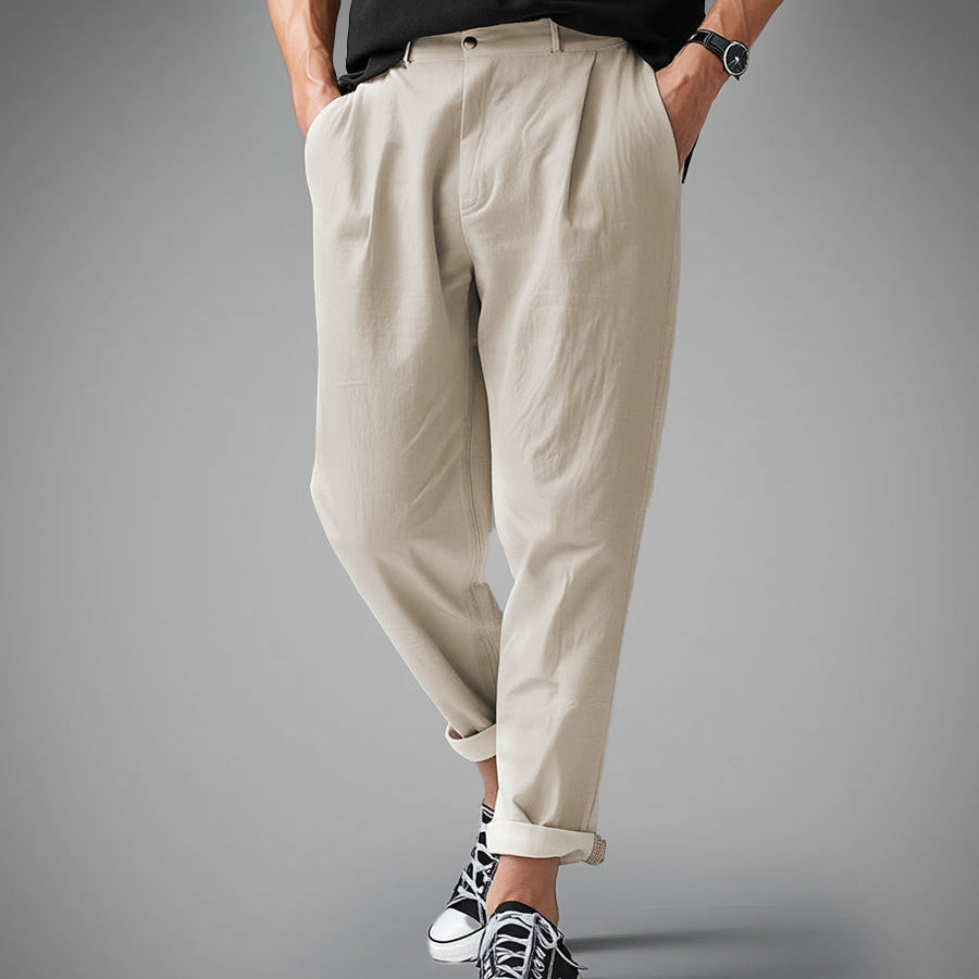 Michał | Wyjątkowe męskie spodnie lniane premium