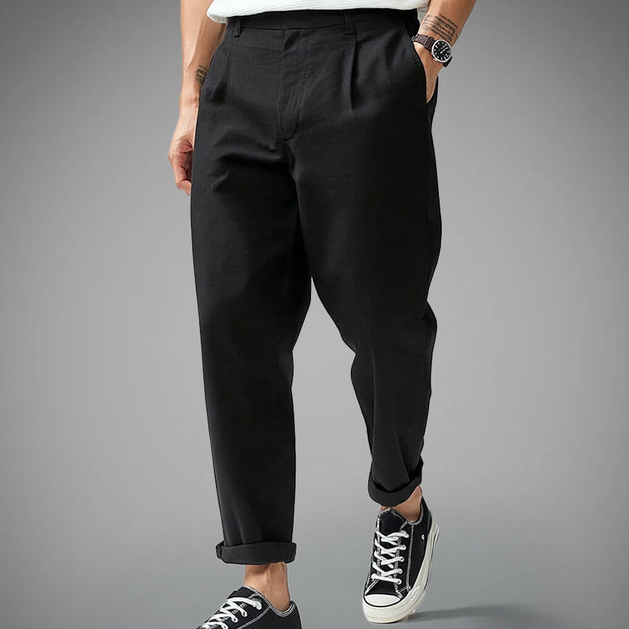 Michał | Wyjątkowe męskie spodnie lniane premium